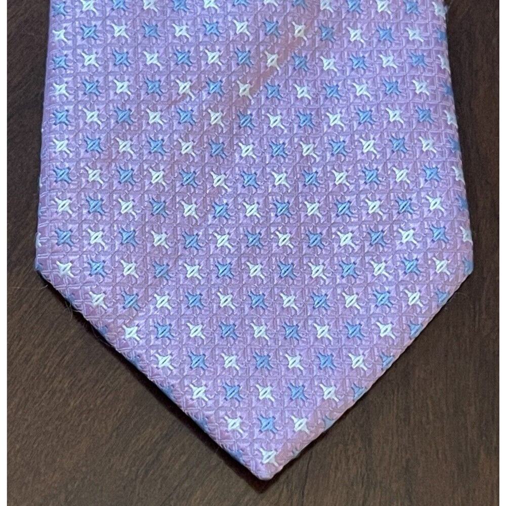 Surmesur Pink Blue 100% Polyester Men’s Neck Tie Made In China